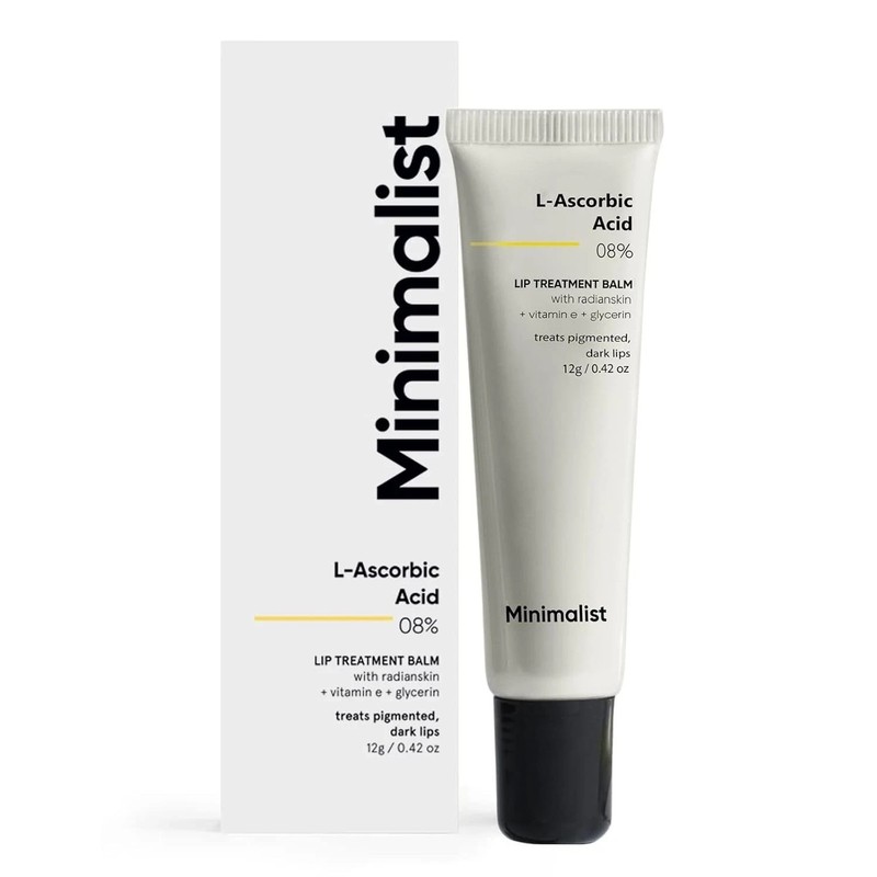 Minimalist 8% L Ascorbic Acid Lip Balm For Dark Lips 12g
