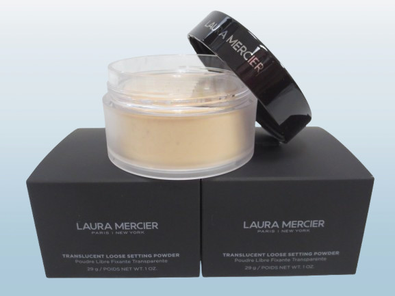 LAURA MERCIER TRANSLUCENT LOOSE SETTING POWDER TRANSLUCENT HONEY 1 OZ BOXED 2PCS gallery