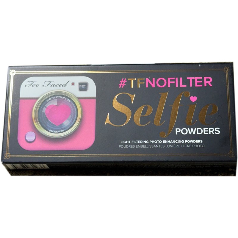 NIB-Too Faced # TF No Filter Selfie Powders Eyeshadow Palette,