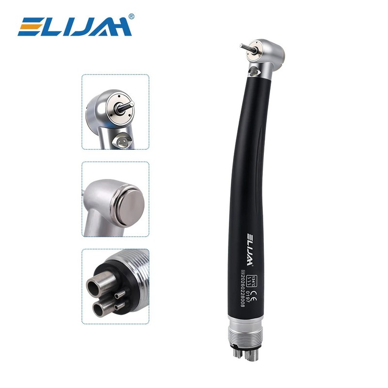 Dental Handpiece Push Button 3Water Spray Air Turbine Low Noise Standard Head