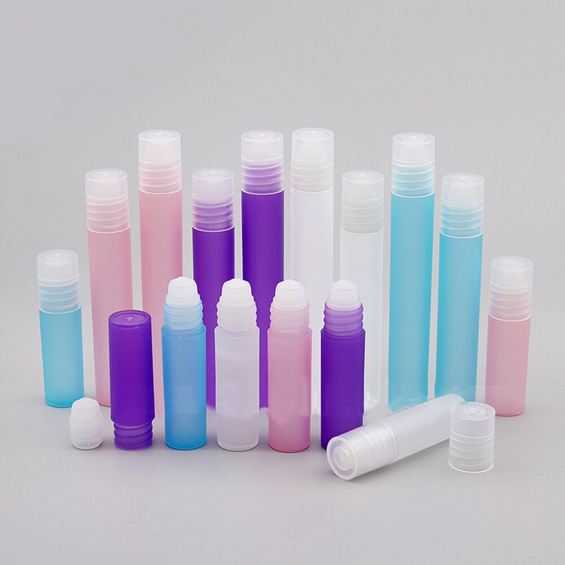3ml 5ml 8ml 10ml Plastic Roller Bottles Empty Cosmetic Essential Oil Vial For