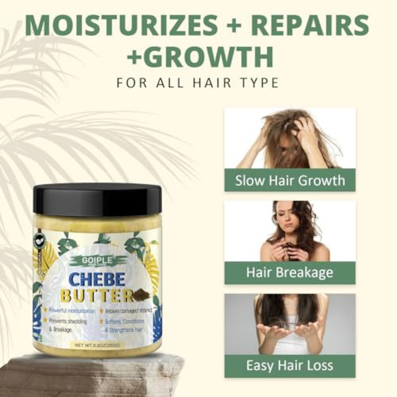 8.8 Oz Chebe Butter for Hair Growth Chebe Hair Butter Grease for Hair Men, Women gallery