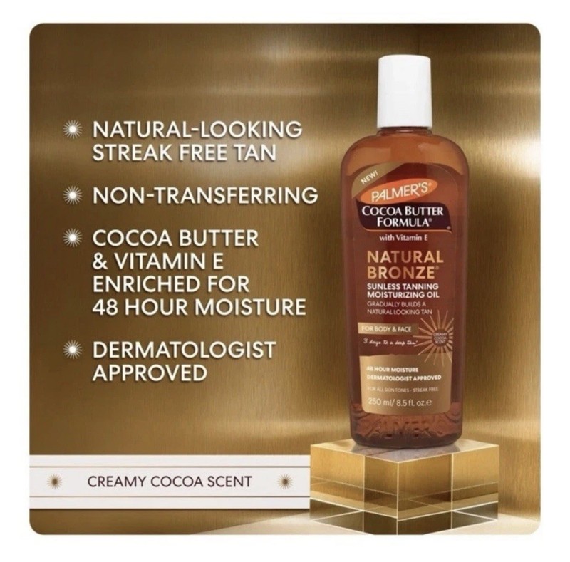 Palmers Cocoa Butter Formula Natural Bronze Sunless Tanning Oil ~ Nina Pool Rec gallery