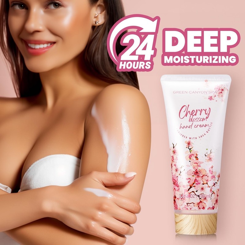 Indulgent Cherry Blossom Spa Gift Set – Perfect Birthday or Mother's Day Present gallery