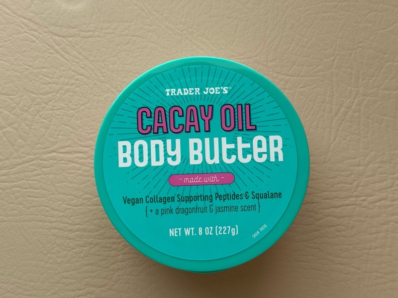Trader Joes Cacay Oil Body Butter Limited Seasonal Vegan