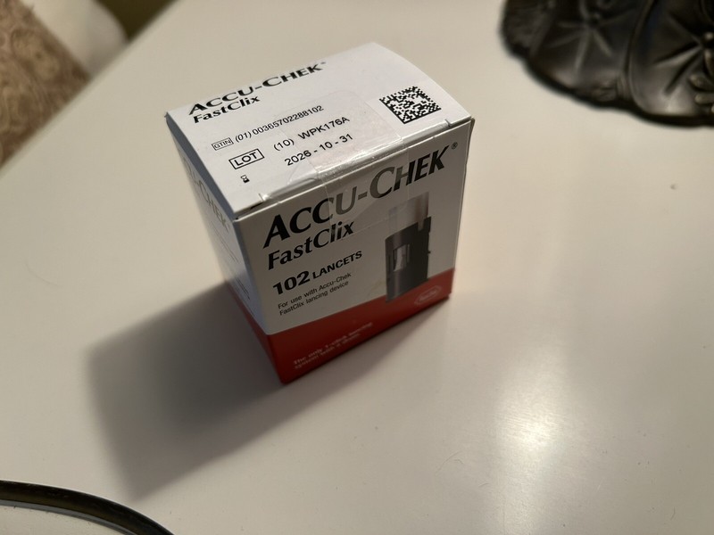 ACCU-CHEK FastClix 100+2 Lancets 1-Box of 102 . New Sealed Box Diabetes
