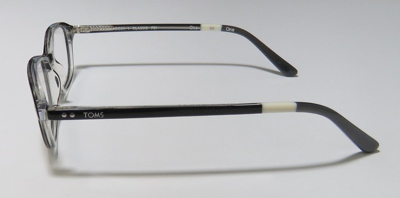 NEW TOMS BANGLADESH CLASSIC 701 EYEGLASS FRAME ITALY R003-003-00 FULL-RIM BLACK gallery
