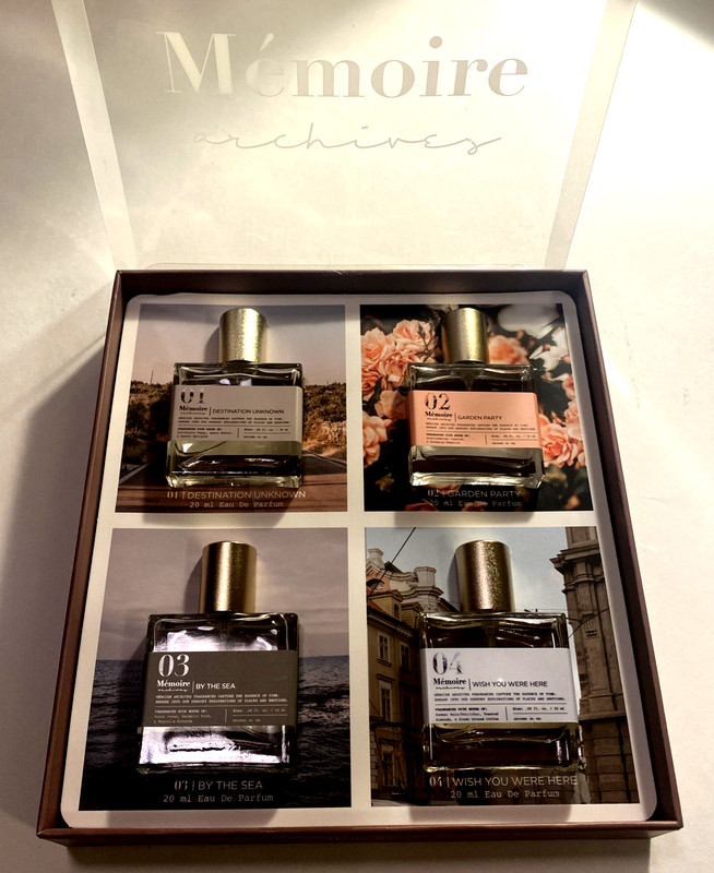 Memoire Archives Discovery Fragrance Pallette 4-Piece EDP Set 0.68fl oz Ea Spray