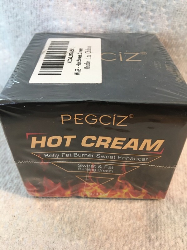 PEGCIZ Hot Cream Belly Fat Burner Sweat Enhancer 4 fl. oz. Exp:09/03/2028