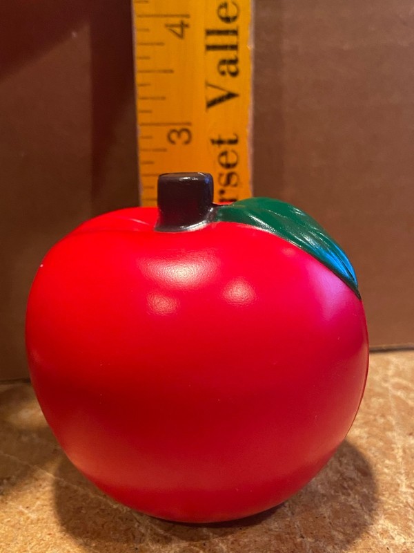 2.5" Stress Reliver Squeeze Apple *New/No Tag* e2 gallery