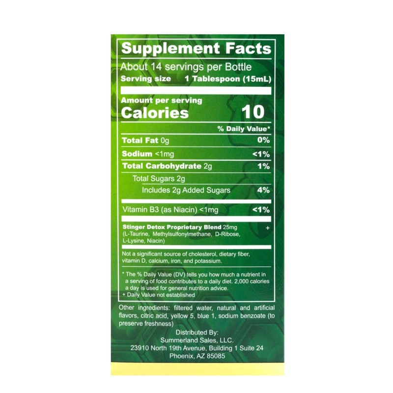 Stinger Detox 7-Day Permanent Drink – Lime Flavor – 8 FL OZ gallery