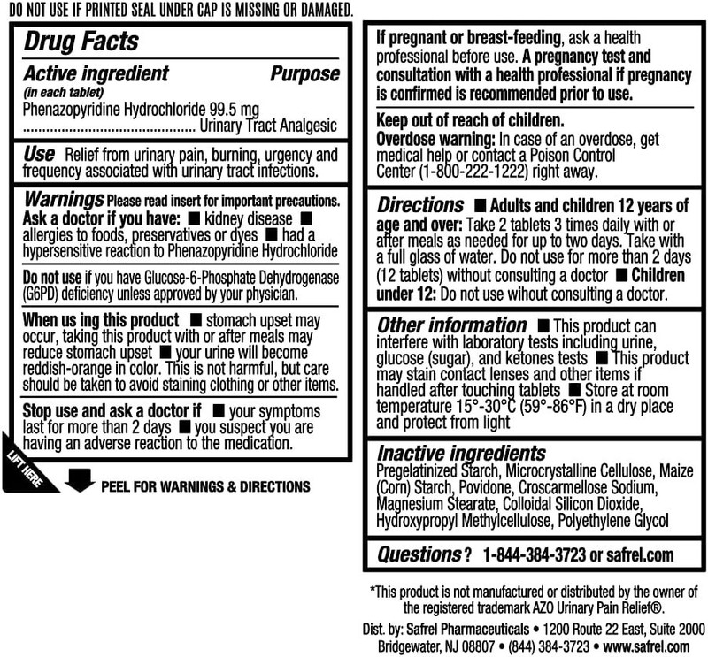 Urinary Pain Relief | UTI Relief | Fast Acting | Bladder Discomfort & Pain Re... gallery