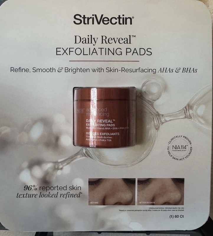 StriVectin Daily Reveal Exfoliating Pads, 60 Count