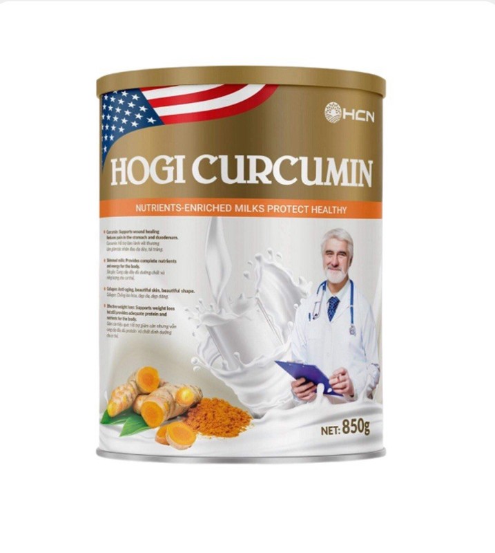 10 CAN HOGI TURMERIC SUPPLEMENTS POWDER MILK 850g SỬA NGHỆ HOGI Hổ Trợ Đau Nhứt
