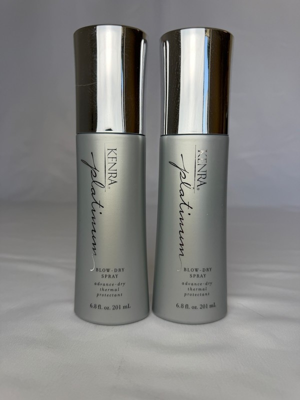 Kenra Platinum Blow-Dry Spray Detangles Smooths Softens – 6.8oz Pack of 2