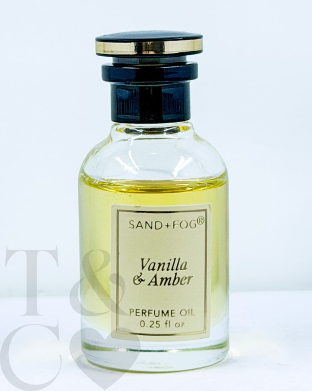 Sand + Fog Vanilla Amber EDP Perfume Oil Dauber Clear 0.25oz