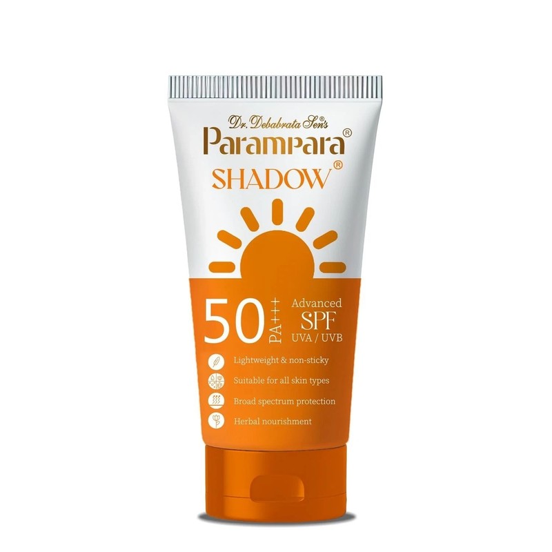 Parampara Ayurved Advanced Shadow Sunscreen Spf 50, 50g