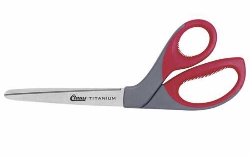 CLAUSS TITANIUM Bonded 4.5" 114mm Cutting Office SHEARS SCISSORS NvrUse gallery