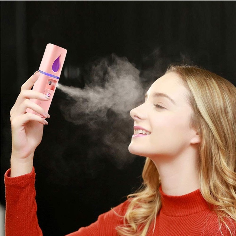 Elegant Portable Facial Steamer with Visual Water Tank & Auto Shut-Off Feature gallery