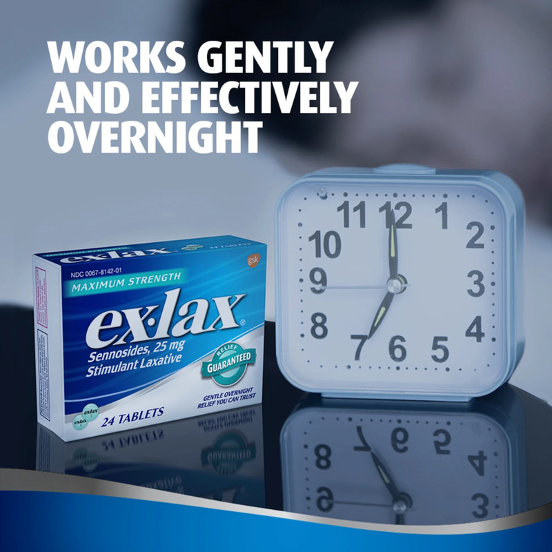 Ex-Lax Maximum Strength Stimulant Laxative Constipation Relief Pills - 48 Count gallery