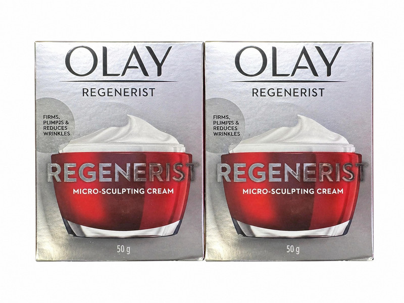Olay Regenerist Micro-Sculpting Cream Anti Aging Moisturizer 1.7oz (50g) 2 PACK