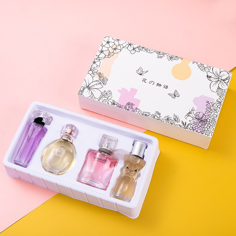 Women Perfume Gift Set 4PCS Long Lasting Luxury Fragrance Eau De Parfum Collect