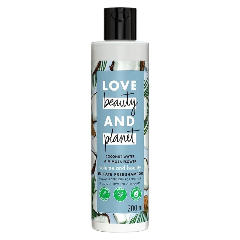 Love Beauty & Planet Coconut Water and Mimosa Flower Volume and Bounty Shampoo