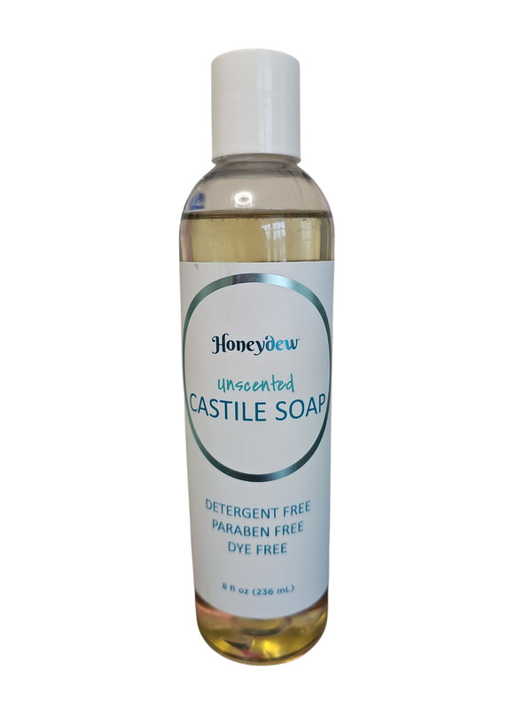 Honeydew Unscented Castile Soap, Detergent Free, 8 oz – EXP 2029 – SEALED
