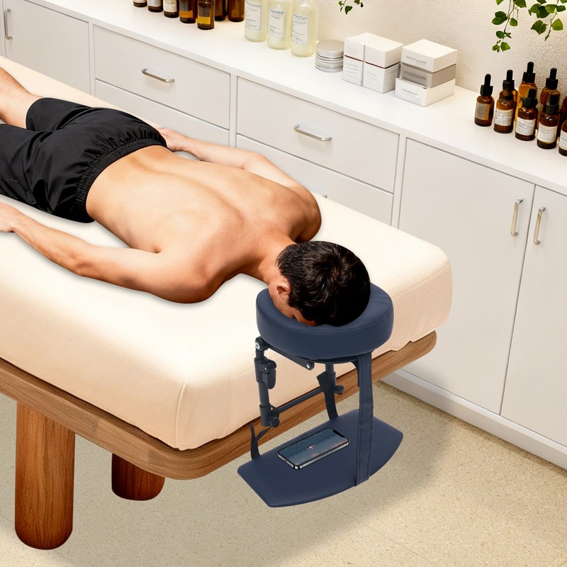 Massage Headrest For Bed Adjustable Massage Face Cradle Portable Massage Table gallery