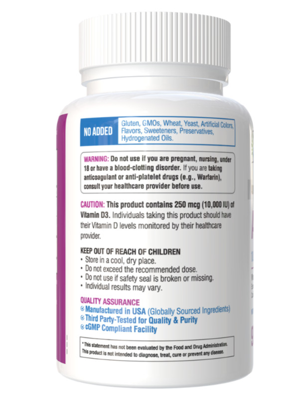 Doctor Formulated Vitamin A Vitamin D and Vitamin K Supplement - ADK 10,000 IU gallery