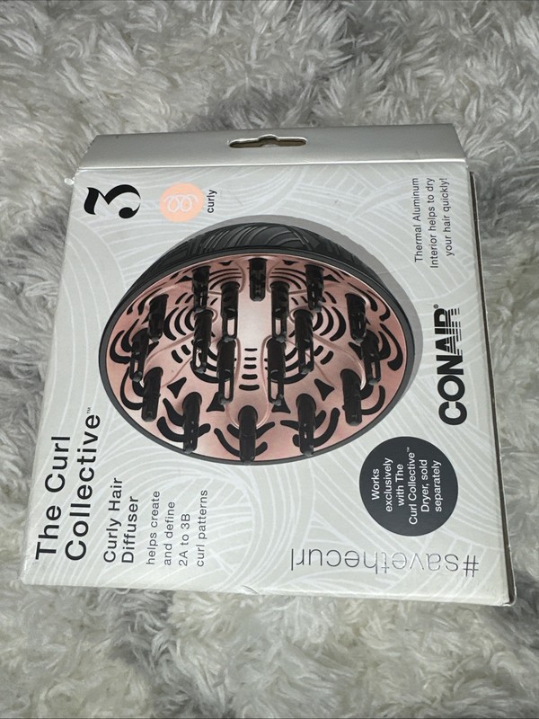 Conair The Curl Collective Curly Hair Diffuser #3 Dryer Attachment 2A-3B Pattern gallery
