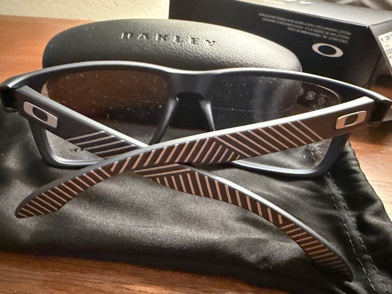 Authentic Oakley Holbrook RX OX8156 Matte Blue Steel Eyeglass Frame 56-18-137 gallery