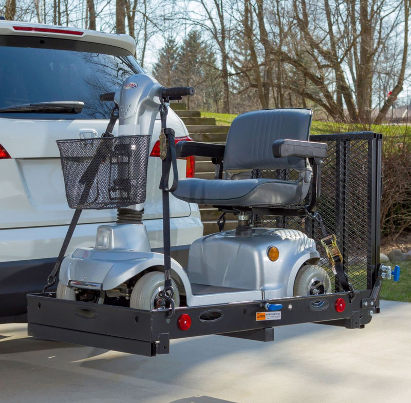 Titan Ramps Hitch-Mounted Wheelchair and Scooter Carrier - 500 lb. Capacity gallery