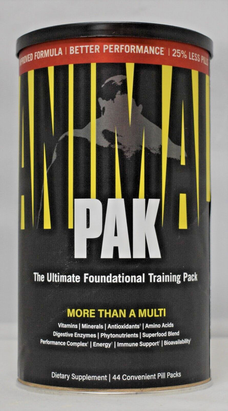 Animal Pak 44 Packs Universal Nutrition Ultimate Training Pack Multi-Vitamin C