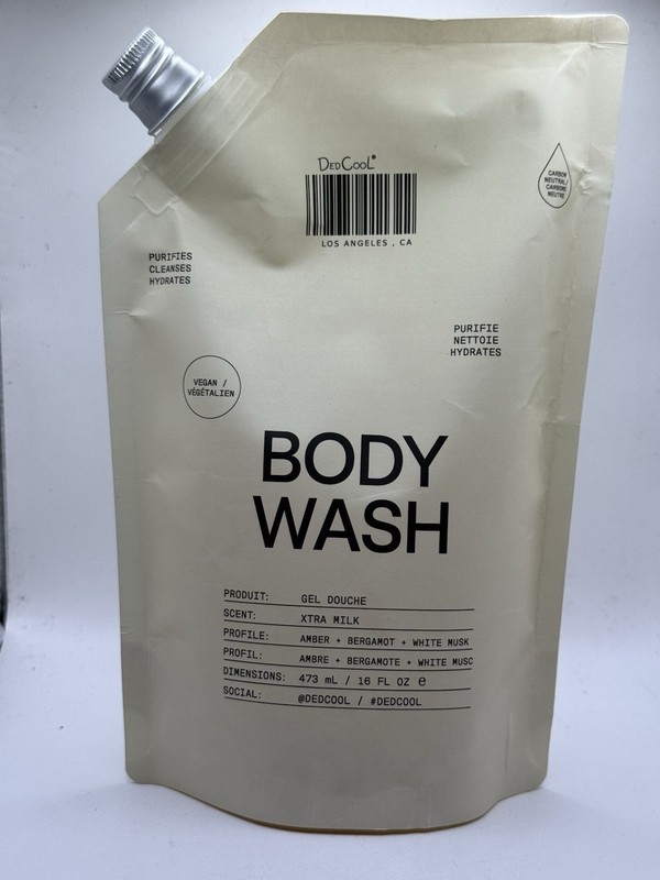 DedCool Body Wash Gel Douche Xtra Milke 16oz 473ml NEW NO BOX