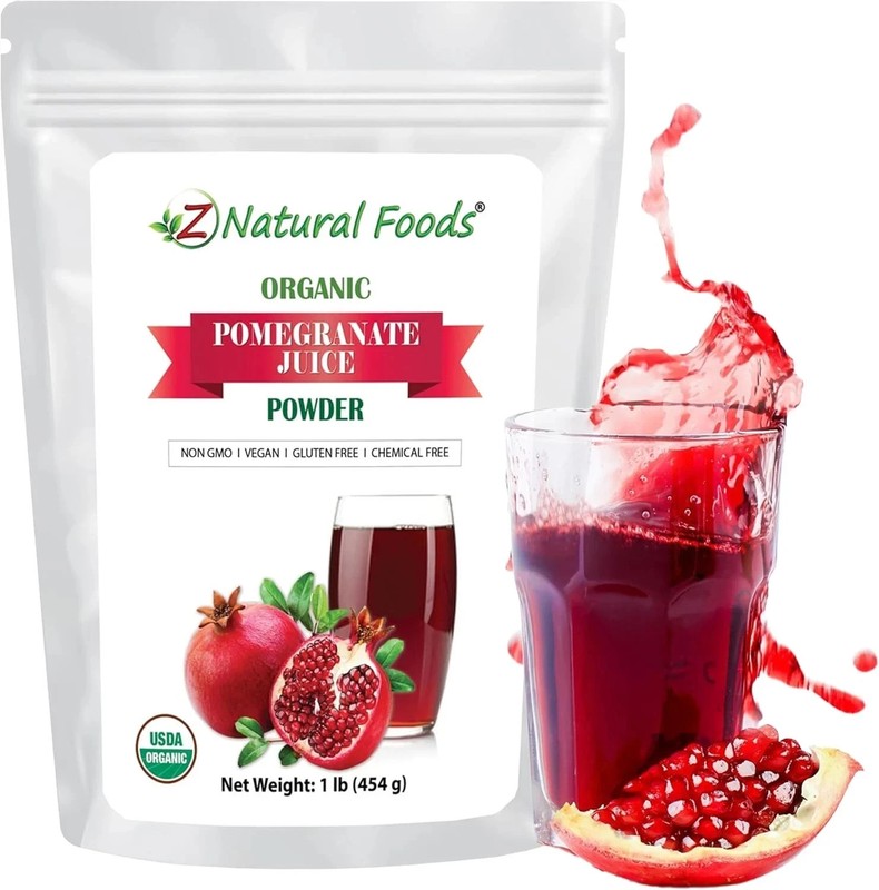 Organic Pomegranate Powder 1lb Pure Juice Extract Antioxidant Superfood Smoothie