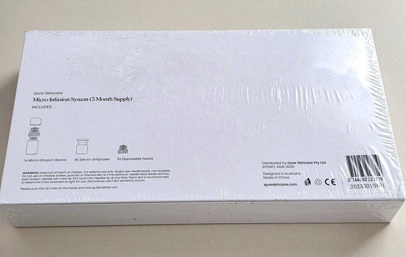 Brand New Sealed QURE SKINCARE Micro-Infusion System 3 Month Bundle For Wrinkles gallery