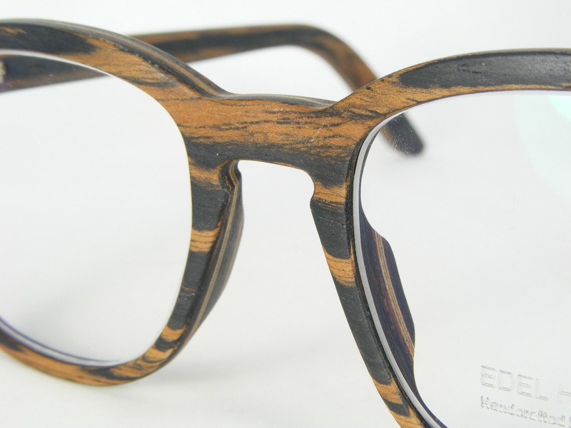 EDEL HOLZ Handcrafted Eyewear Mod A-M MAR WOODEN ECO EYEGLASSES WOOD 48-19-148mm gallery
