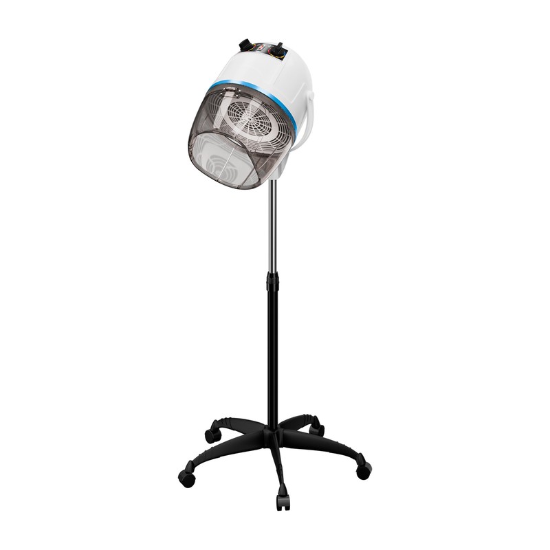 Adjustable 1300W Hooded Floor Salon Hair Bonnet Dryer Stand Up W/Wheels White gallery