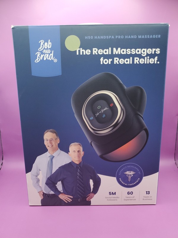 Bob And Brad H50 Handspa Rechargeable Pro Hand Massager With Heat New Open Box