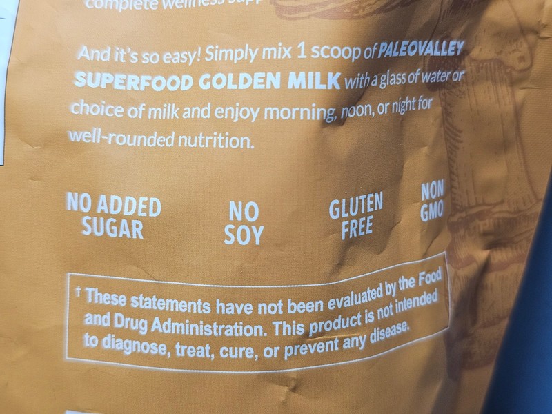 Paleovalley Organic Superfood Golden Milk - 30 servings - Exp 6/27 -New! Sealed! gallery