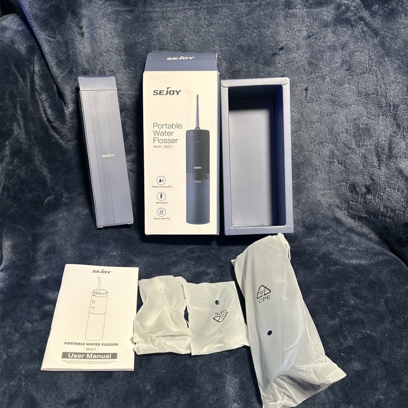 New Sejoy Mint 3 Rechargeable Portable Water Flosser – IPX7 Waterproof