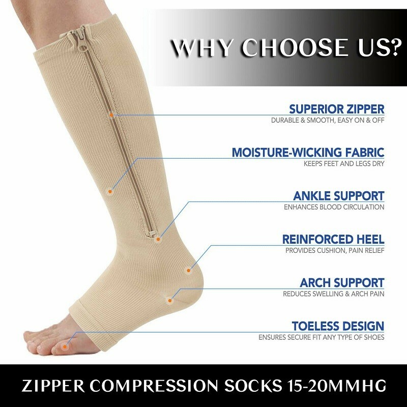 Vital Socks for Compression and Circulation 3 Pairs Medias de Compresion y Circu gallery