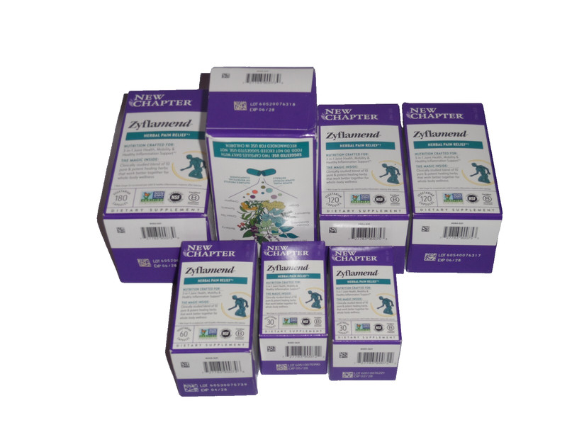 New Chapter Zyflamend 4 Bottles +120 = 720 Capsules Exp. 2/2028 FREE SHIPPING