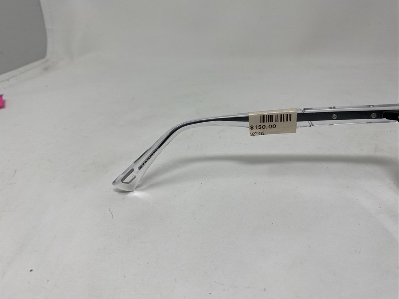 DIESEL DL 5417 005 55-18-145 BLACK CLEAR PINK PURPLE EYEGLASSES HN15 gallery