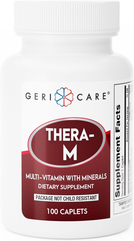GeriCare Thera M Multivitamin Caplets, Blend of Vitamins and Minerals to…
