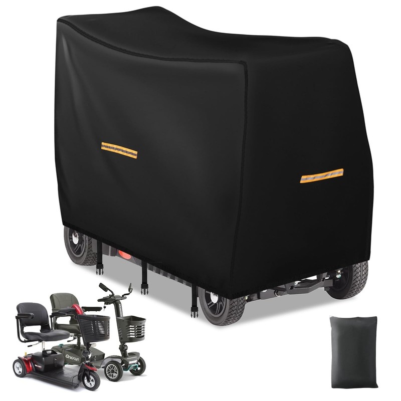 Mobility Scooter Cover Waterproof Accessories,420D Oxford Fabric Heavy Duty E…
