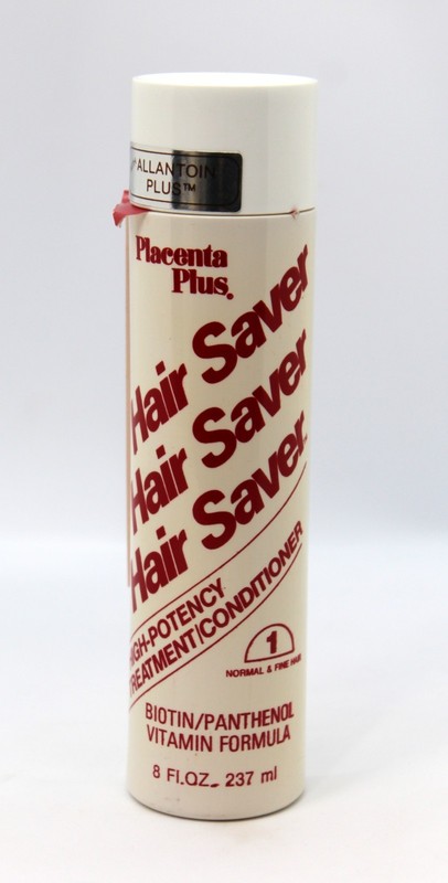 Vintage Professional Salon Placenta Plus Hair Saver -NOS- #1386