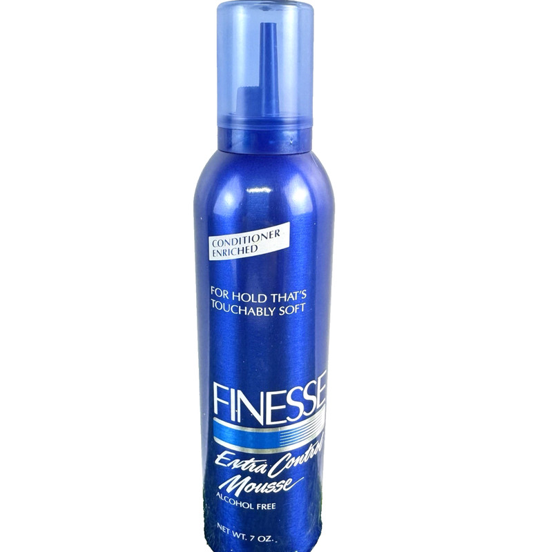 Finesse Extra Control Mousse 7oz Vintage NOS Conditioner Enriched Rare