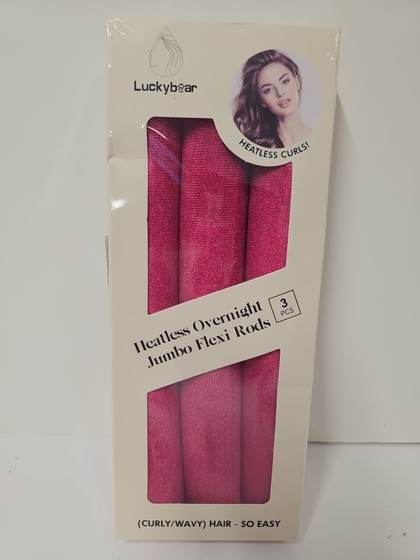 3X,Jumbo Heatless Curling Roller for Long Hair to Sleep In Overnight Blowout Rod